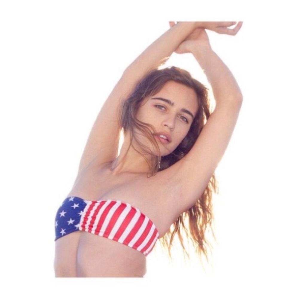 American Apparel 4th of July Flag Bandeau